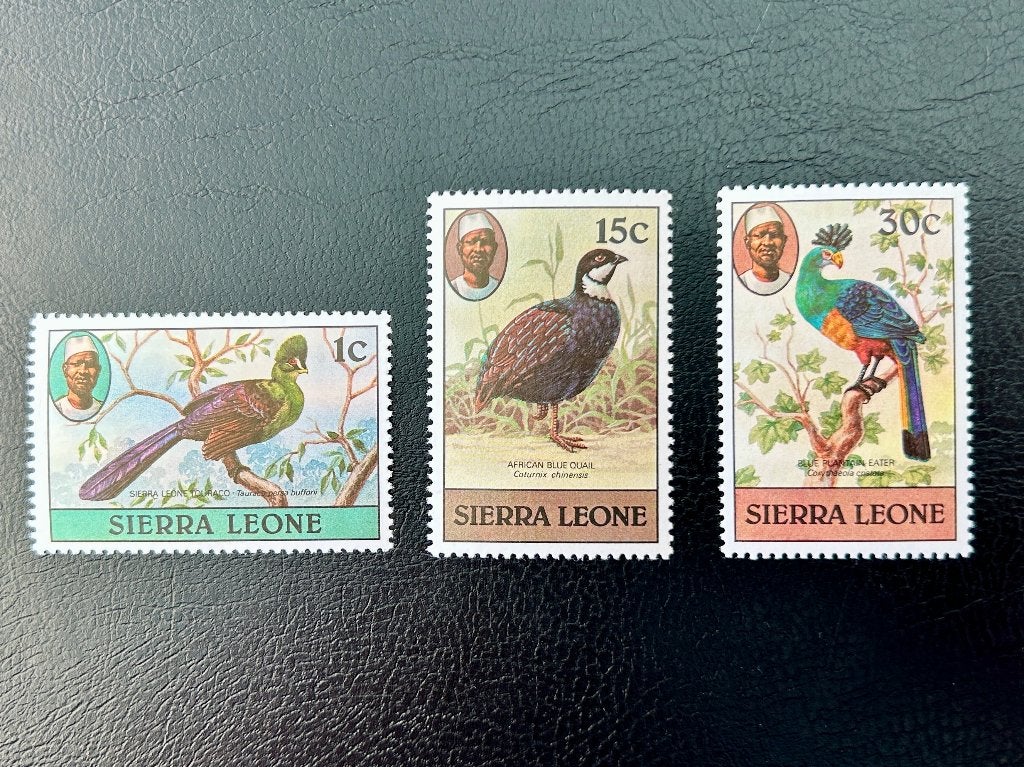 vogels - Sierra Leone - 1980, Verzenden, Postfris, Dier of Natuur