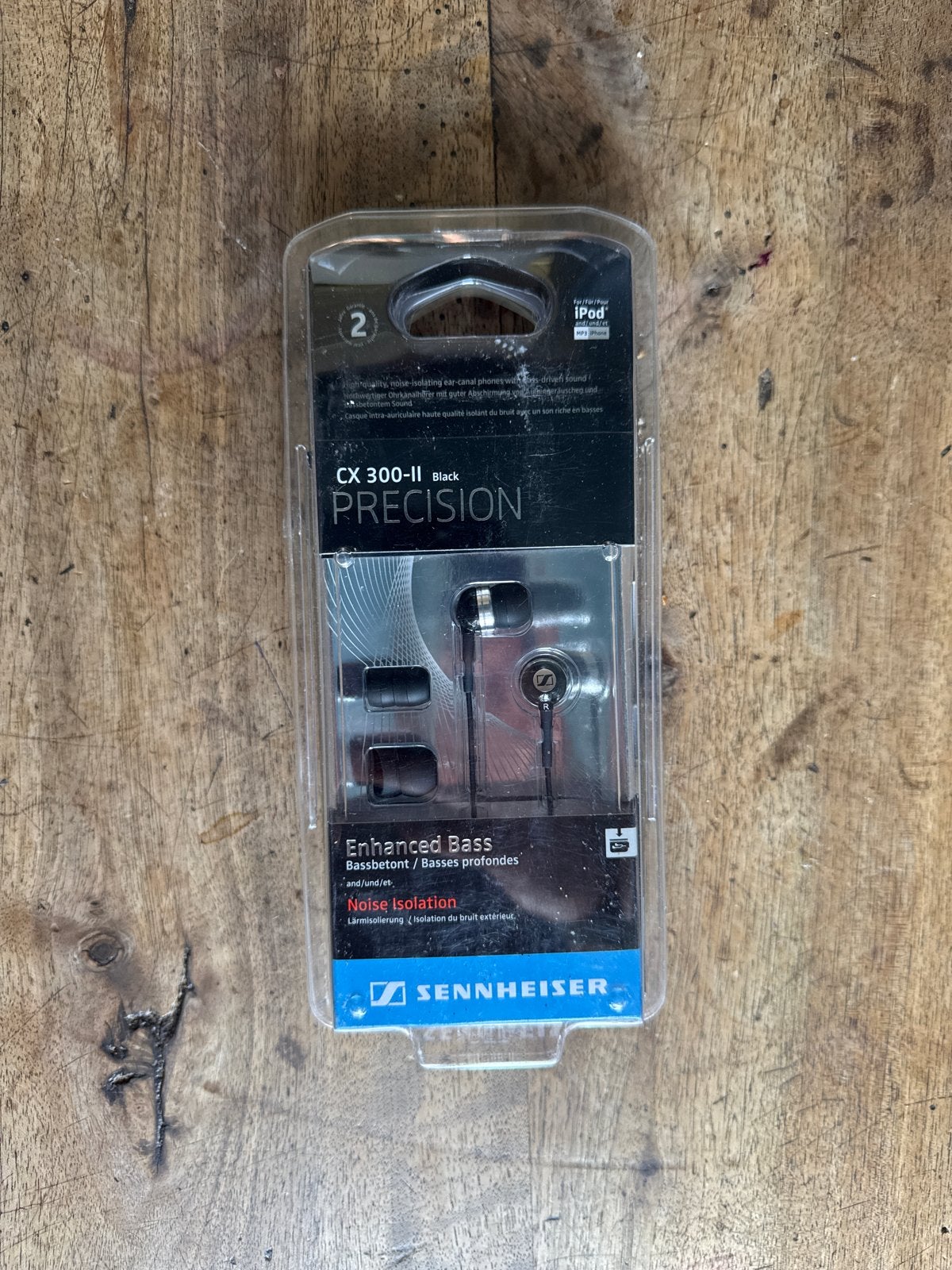 Sennheiser CX 300-II Precision In-ear hoofdtelefoon Zwart, In-ear, Extra bas, Sennheiser, Nieuw