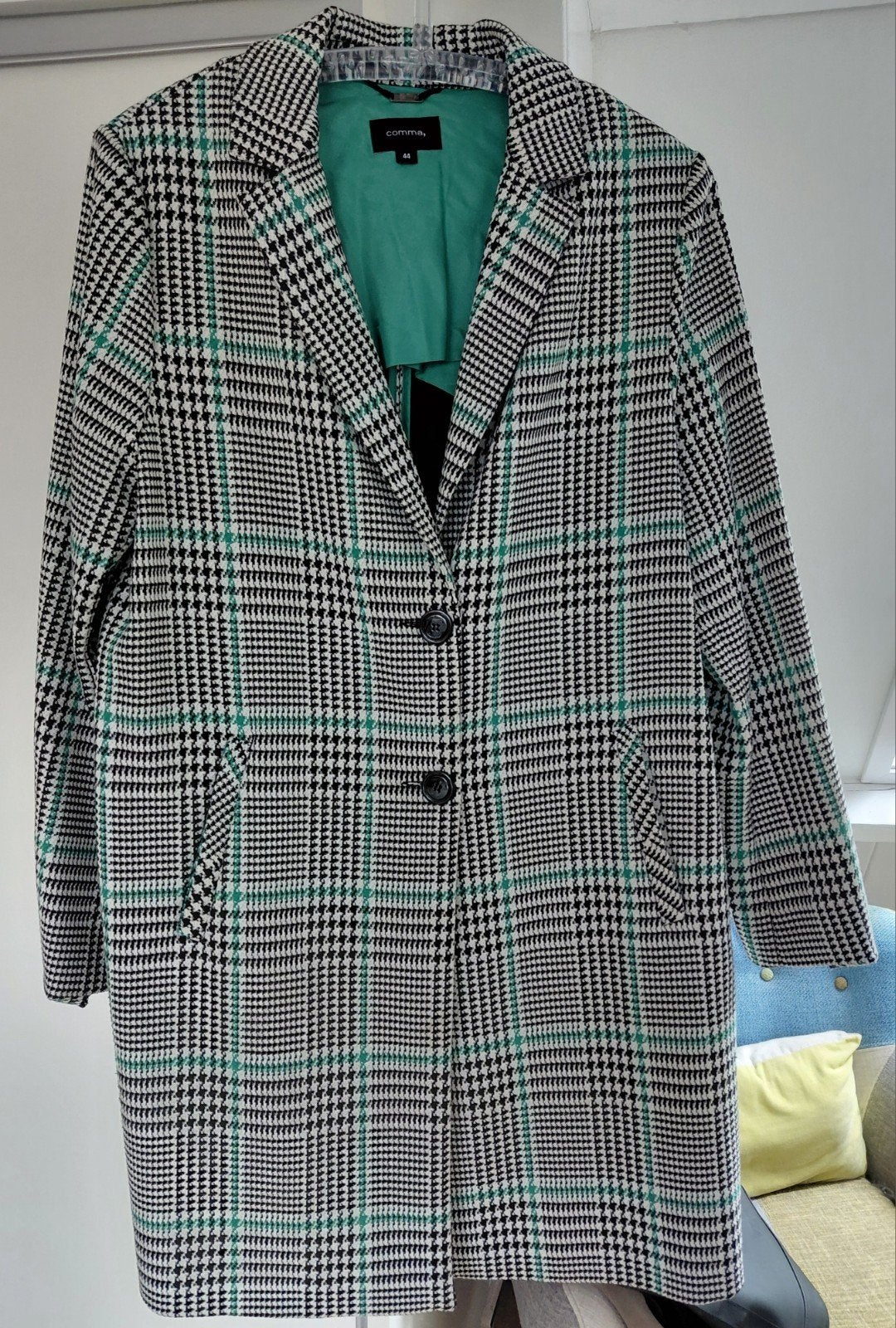 (Na)zomerjas - Comma, - halflang - mt 44, Kleding | Dames, Jassen | Zomer, Ophalen, Maat 42/44 (L), Comma, Zo goed als nieuw