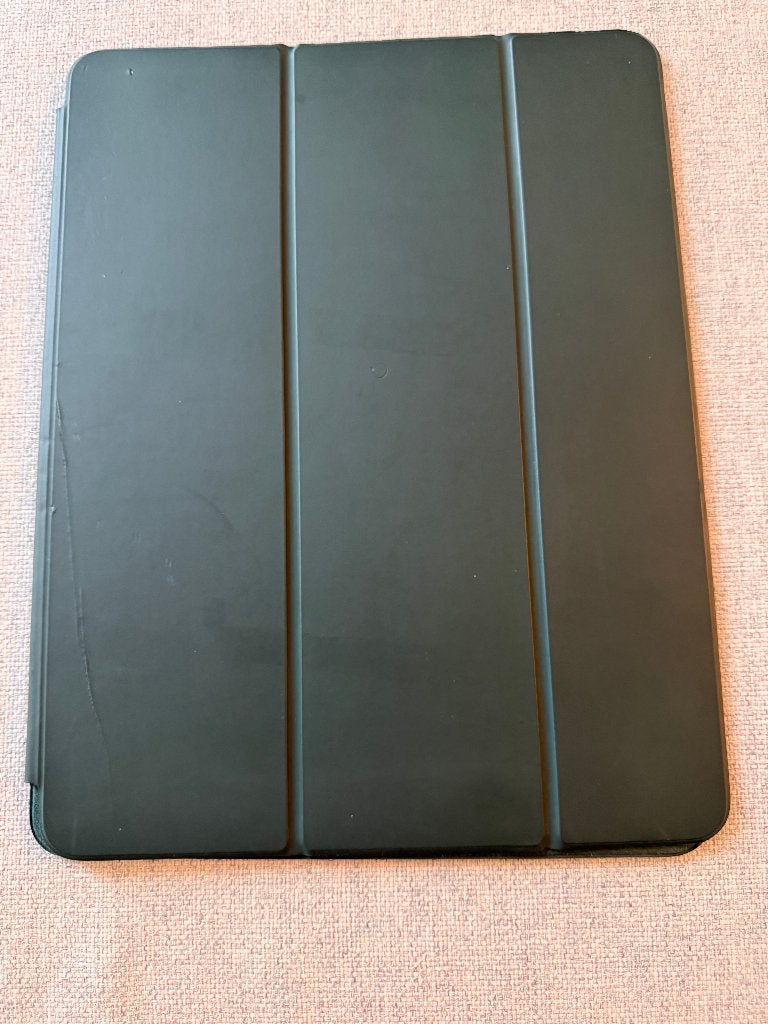 Apple Smart Folio 12.9-inch(5th.gen) for iPad Pro Dark Green, Computers en Software, Gebruikt, Ophalen of Verzenden, Apple, Bescherming voor- en achterkant