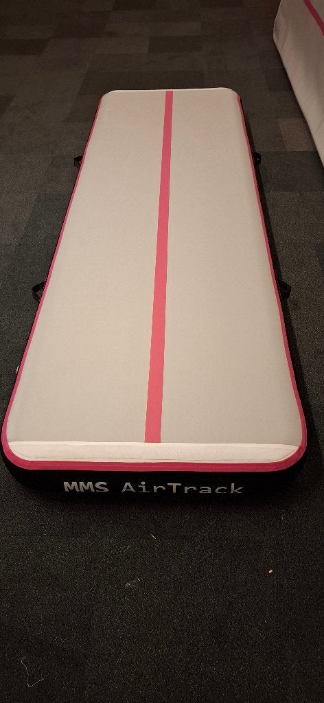 MMS AirTrack Basic 3Mx1Mx20CM Demo model, Gebruikt, Kindermaat 122 t/m 140, Roze, Verzenden