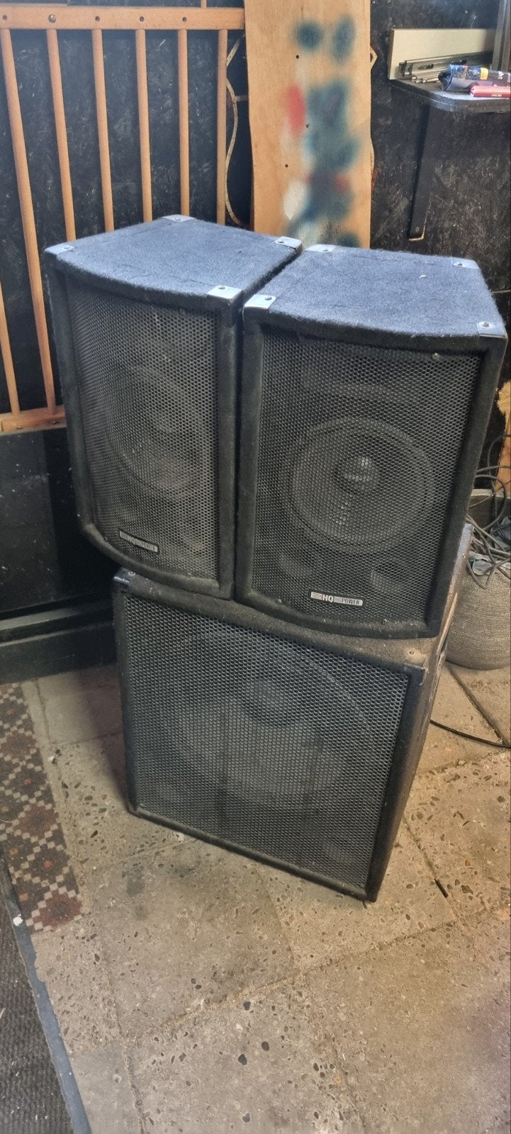 2.1 set 1400w, Audio, Tv en Foto, Gebruikt, Speakerset, AUX-ingang, Ophalen