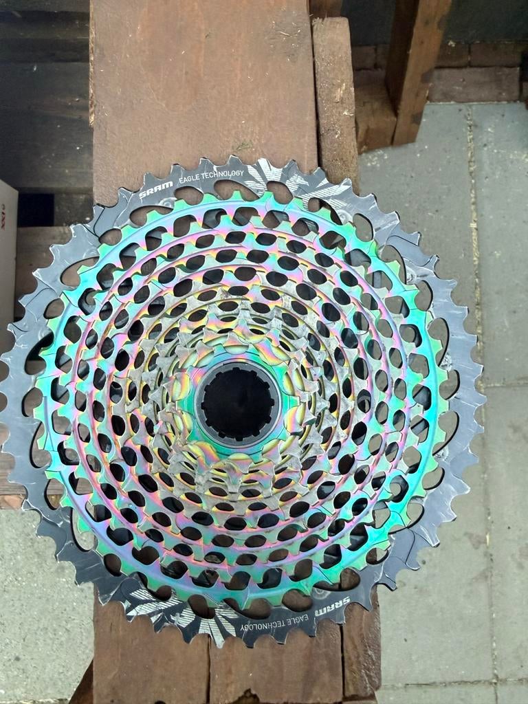 Zo goed als nieuw: SRAM XG 1299 10-50T 12 speed Cassette, Ophalen, Gebruikt, Mountainbike, Derailleur of Ketting