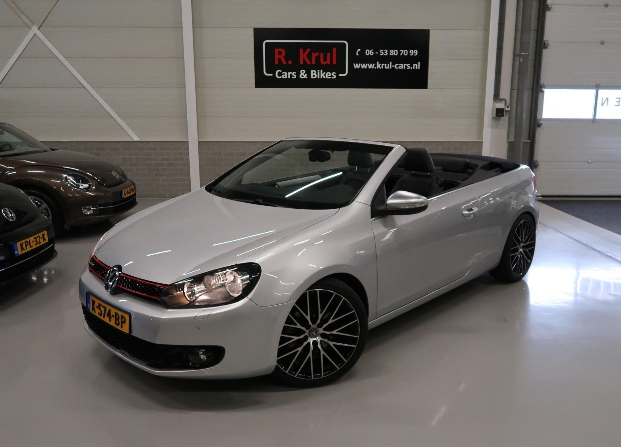 Volkswagen Golf Cabriolet 1.2 TSI BMT Airco-ECC Leer Sportst, Auto's, Voorwielaandrijving, Gebruikt, 4 cilinders, 4 stoelen