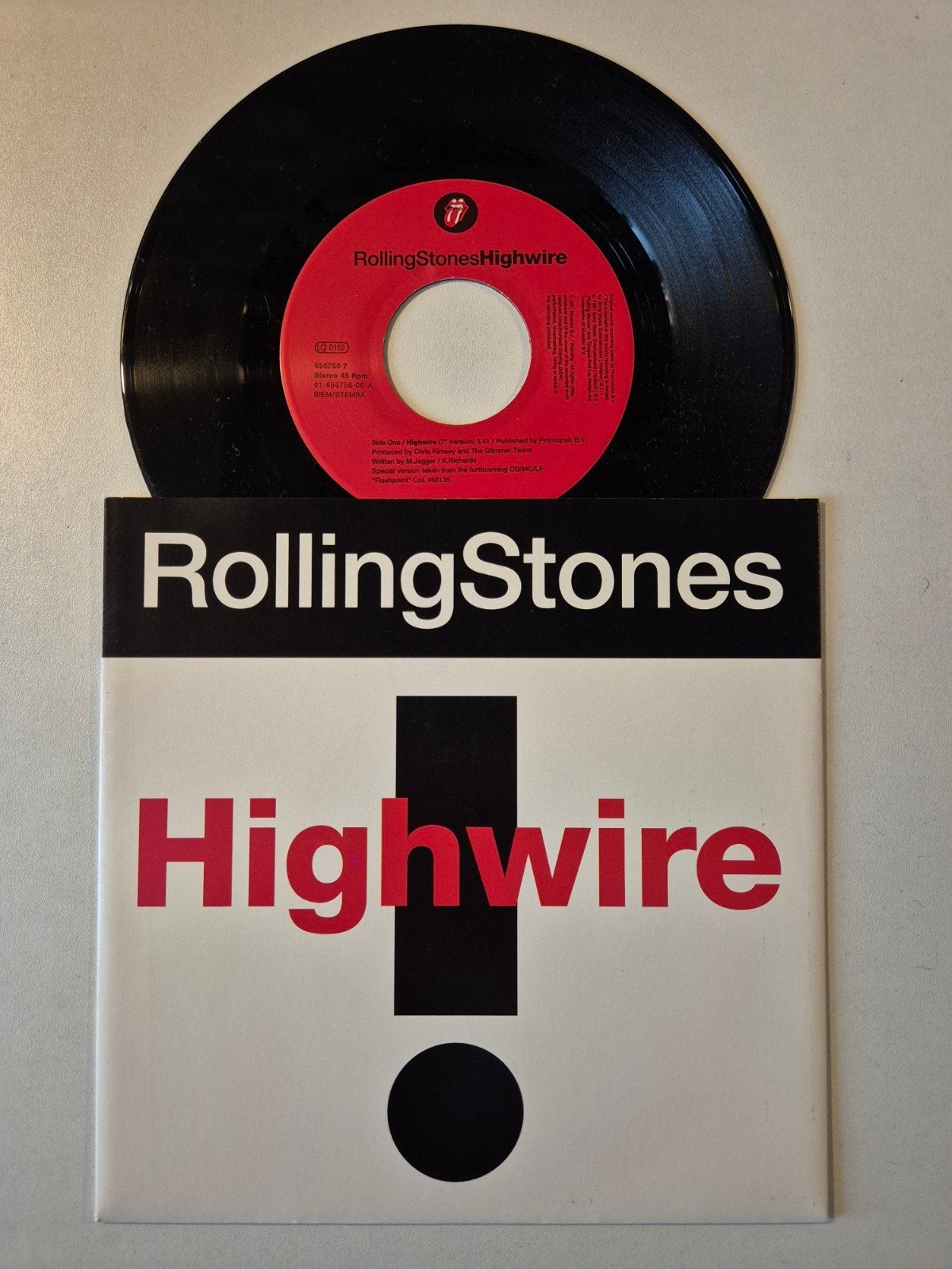 Rolling Stones-Highwire, Ophalen of Verzenden, Zo goed als nieuw, 7 inch, Poprock