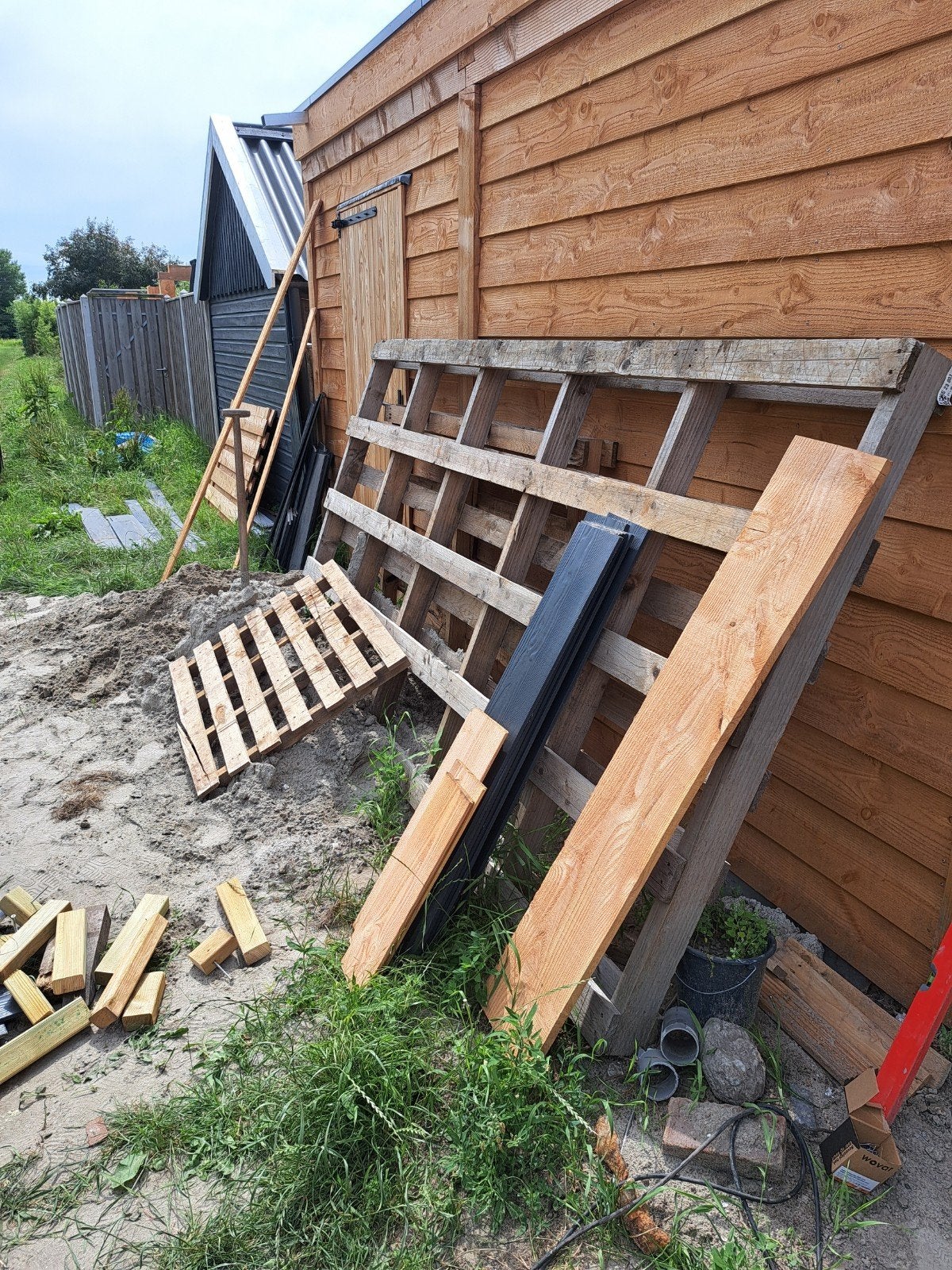 Kapotte pallets gratis af te halen - Ideaal voor brandhout!, Ophalen, Gebruikt, Overige houtsoorten, Pallet