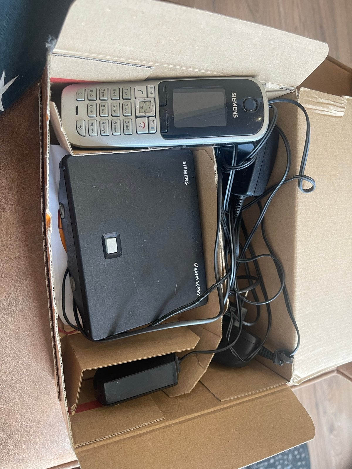 Siemens Gigaset S685 IP DECT telefoon met basisstation, Ophalen of Verzenden, Gebruikt, 1 handset