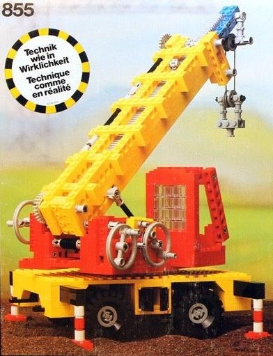 Lego 855 Mobile Crane, Ophalen, Gebruikt, Lego, Technic