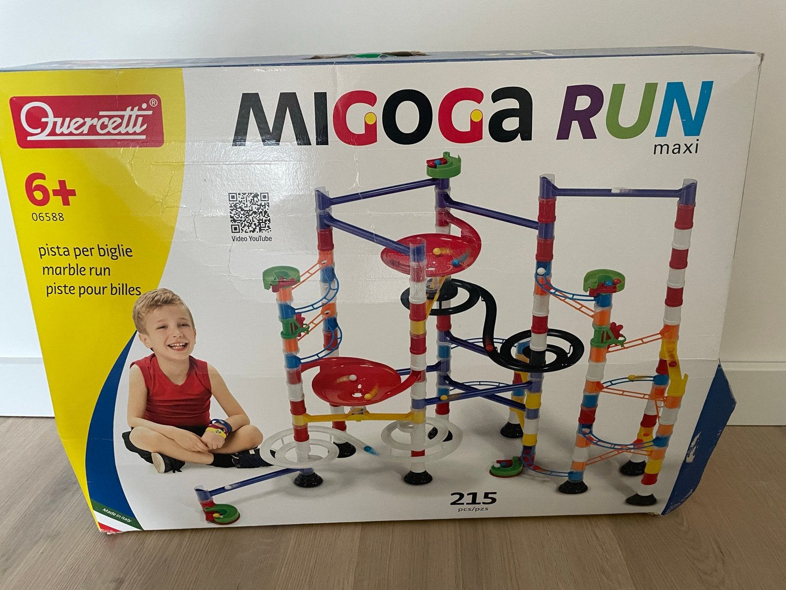 Quercetti Migoga Run Maxi knikkerbaan - Zo goed als nieuw, Ophalen, Zo goed als nieuw, Bouwen