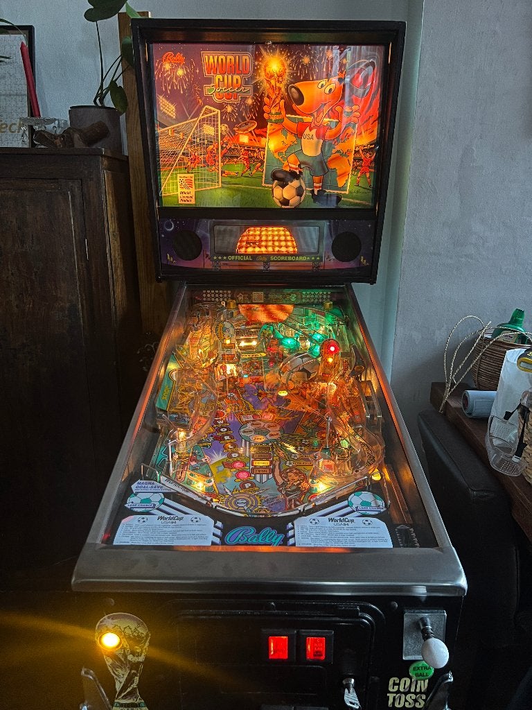 world cup soccer pinball, Ophalen, Bally, Zo goed als nieuw, Dot-matrix
