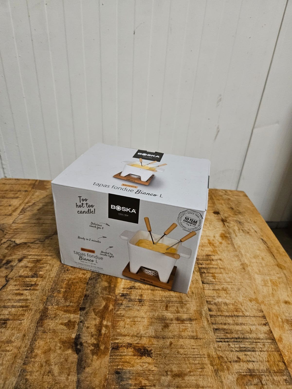 Kaasfondue NIEUW, Witgoed en Apparatuur, Ophalen of Verzenden, Nieuw, Brander, Fondueset