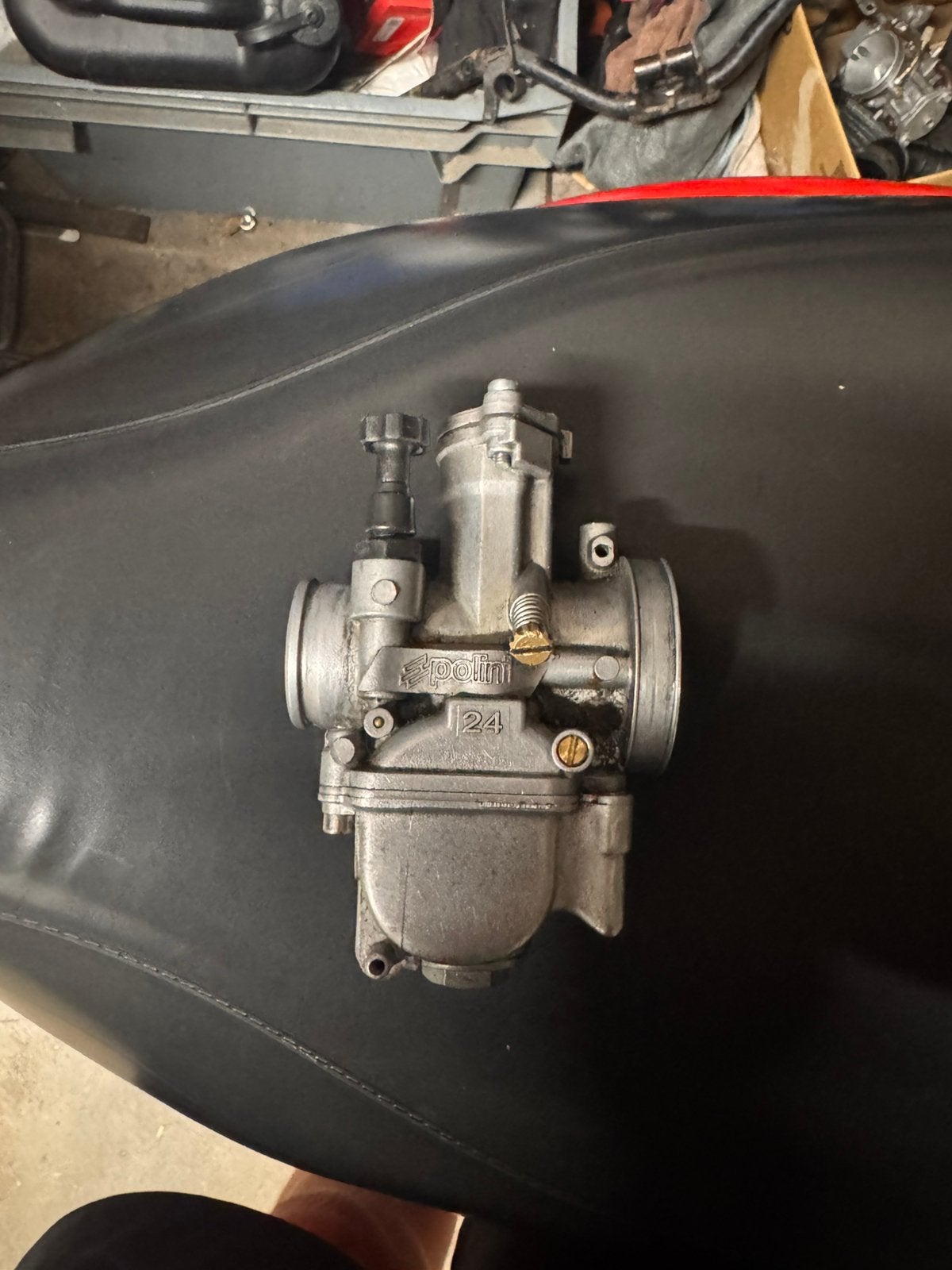 Polini 24 pwk carb compleet, Ophalen of Verzenden, Zo goed als nieuw, Carburateur