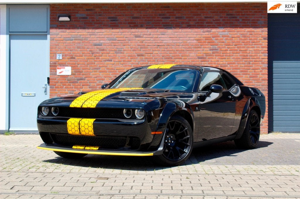 Dodge Challenger SXT 3.6 V6 | WIDE-BODY | 20 inch SRT, Auto's, Dodge, Automaat, 309 pk, Achterwielaandrijving, Zwart