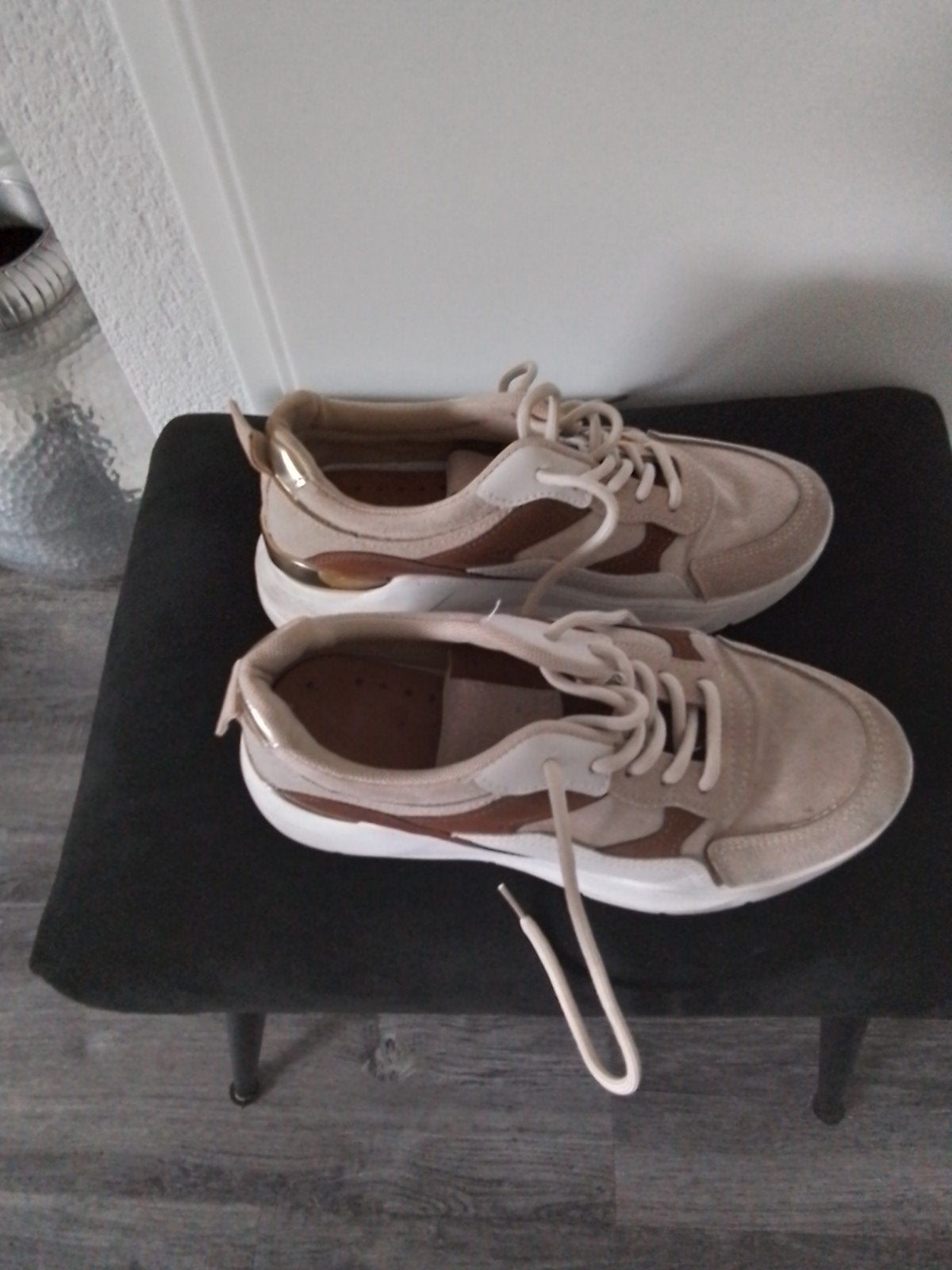 sportschoen, Kleding | Dames, Ophalen, Beige, Sneakers of Gympen, Gedragen