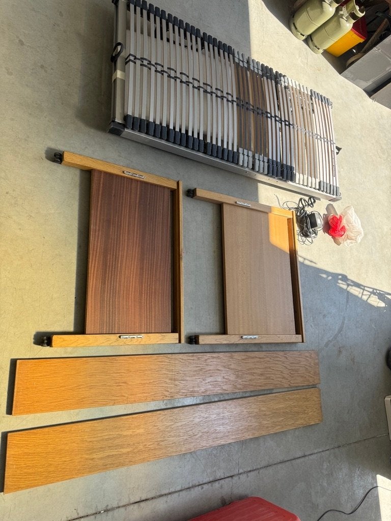 Compleet elektrisch verstelbaar bed, Ophalen, 90 cm, Eenpersoons, Hout
