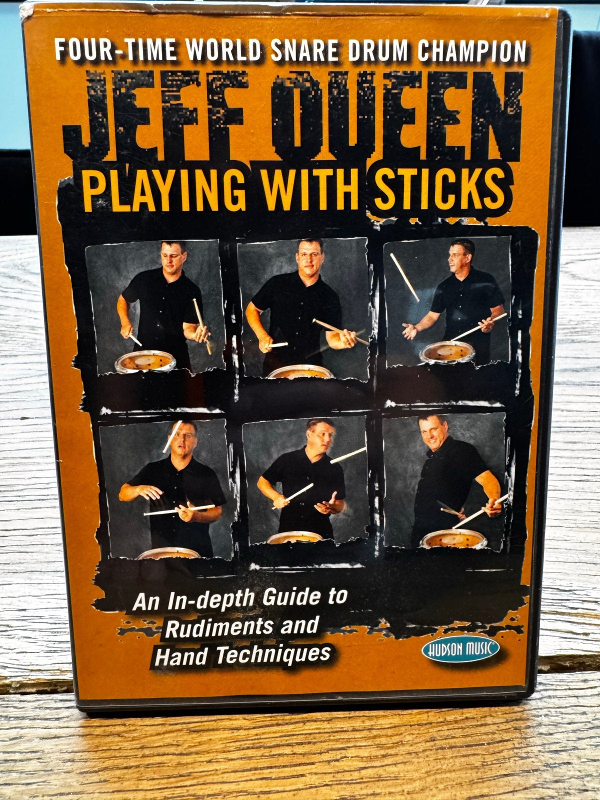Jeff Queen “Playing with Sticks” DVD - Drumlesmateriaal, Engels, Alle leeftijden, Ophalen of Verzenden, Zo goed als nieuw