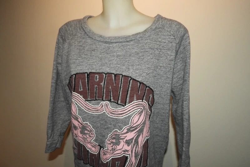 Maje trendy sweater grijs op druk tijgers voorkant mt 1/S, Verzenden, Zo goed als nieuw, Maat 38/40 (M), Grijs