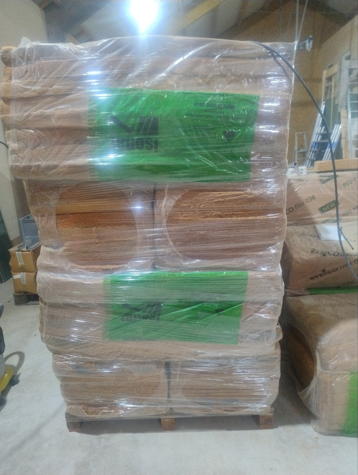 houtwol isolatie 80mm, Doe-het-zelf en Verbouw, Ophalen, Overige materialen, Zo goed als nieuw, Muurisolatie