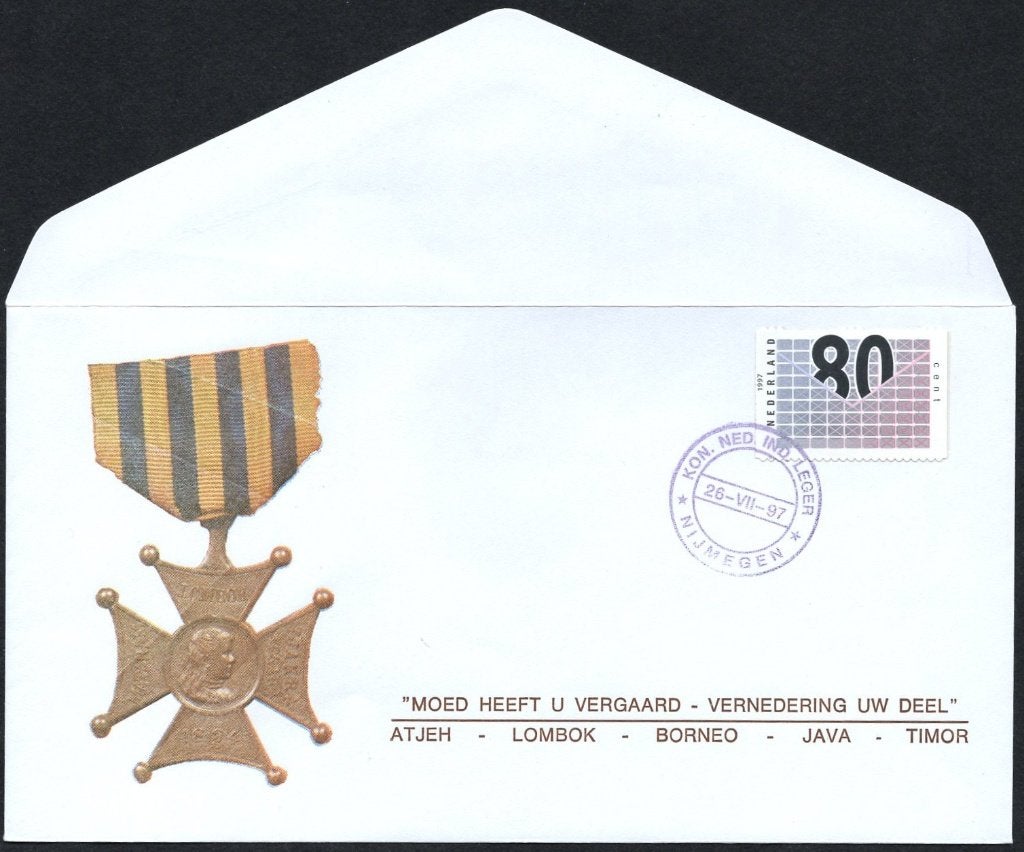 KNIL - bijeenkomst Nijmegen 1997, Verzenden, Envelop