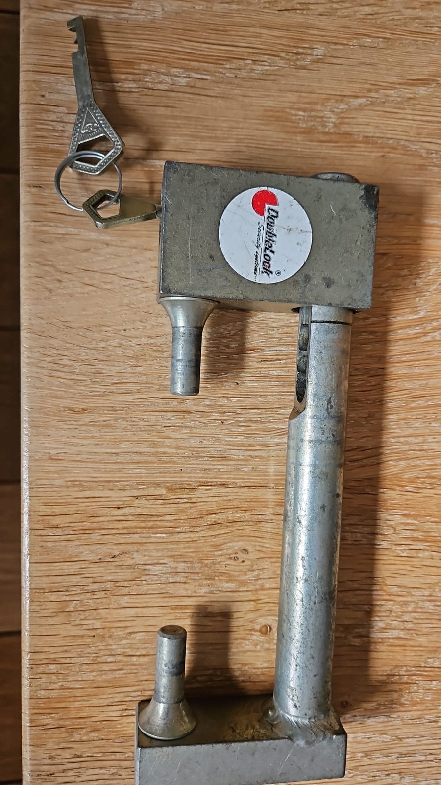 Quicklock dissel-/koppelingsslot voor aanhanger/caravan, Ophalen of Verzenden, Gebruikt