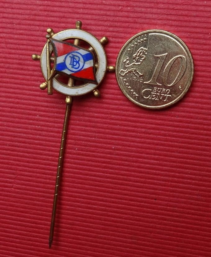 leuk oud speldje SCHEEPSWERF DE BIESBOSCH, Dordrecht (24), Verzamelen, Speldjes, Pins en Buttons, Ophalen of Verzenden, Zo goed als nieuw