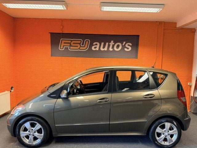 Mercedes-Benz A-klasse 160 / AUTOMAAT / AVANTGARDE!, Euro 5, Zwart, Bruin, 1000 kg