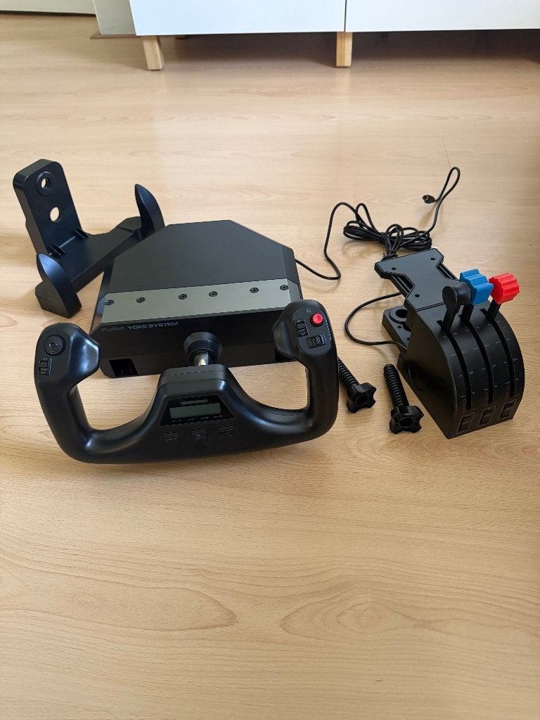 Logitech G Saitek Pro Flight Yoke System, 1 speler, Ophalen of Verzenden, Zo goed als nieuw, Vanaf 3 jaar