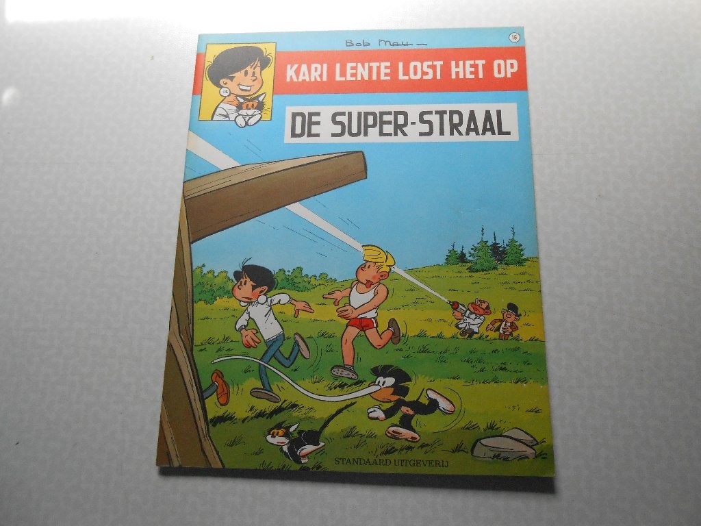 Kari Lente 16 De super-straal 1968 1 ste druk., Bob Mau, Eén stripboek, Ophalen of Verzenden, Zo goed als nieuw