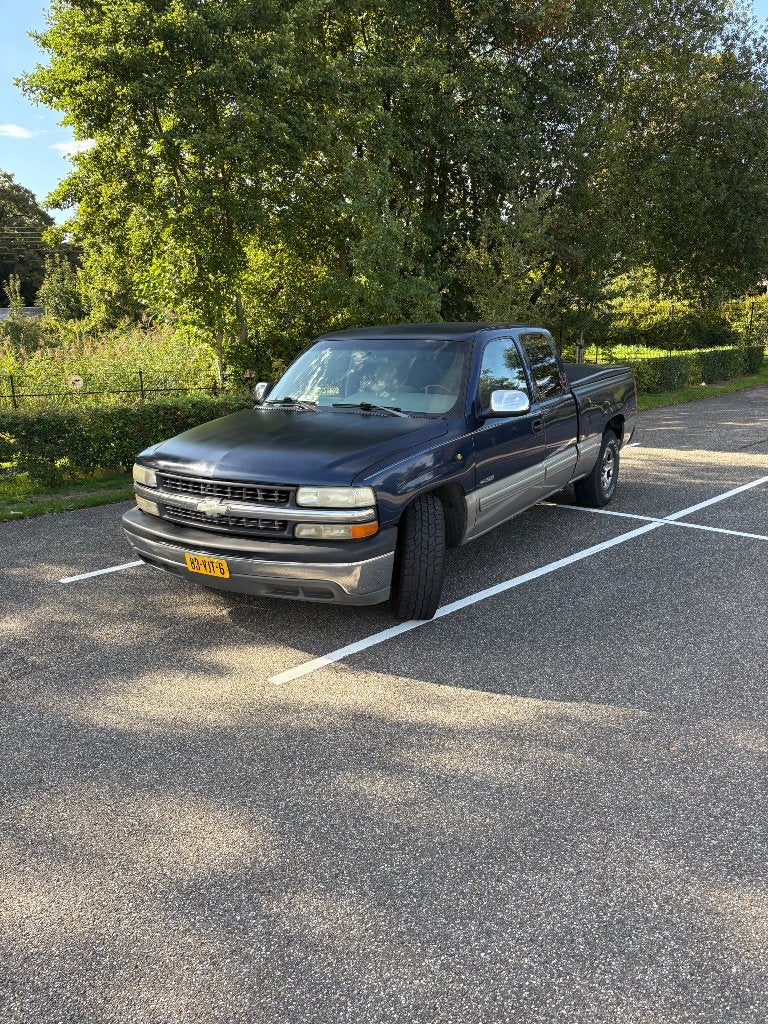 Chevrolet Silverado C1500, Auto's, Automaat, Blauw, Silverado, Grijs
