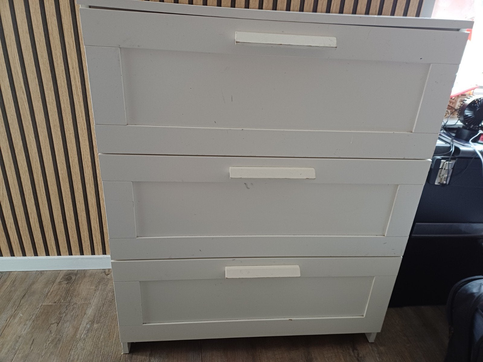 witte ladenkast, Ophalen, Gebruikt