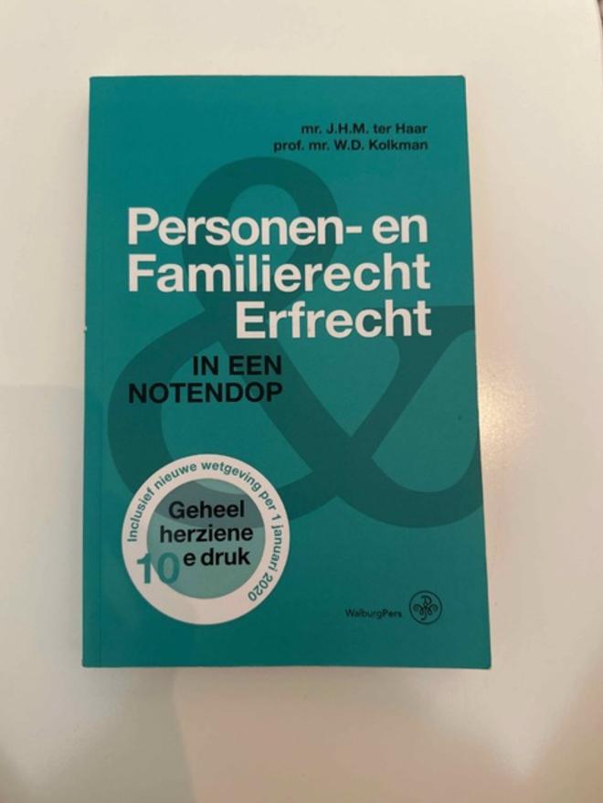 Personen- en Familierecht & Erfrecht | ISBN: 9789462494640, Ophalen of Verzenden, Nieuw