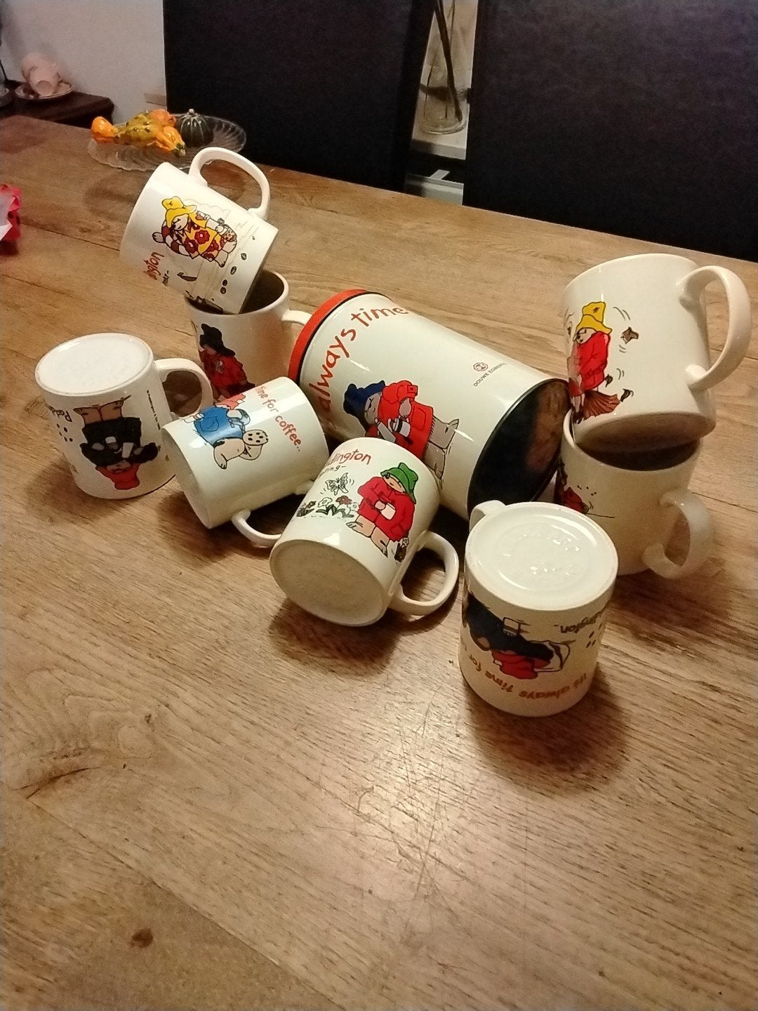 Vintage Paddington Beer Mokken en Douwe Egberts Bus, Ophalen of Verzenden, Nieuw, Overige stijlen, Kop(pen) en/of Schotel(s)