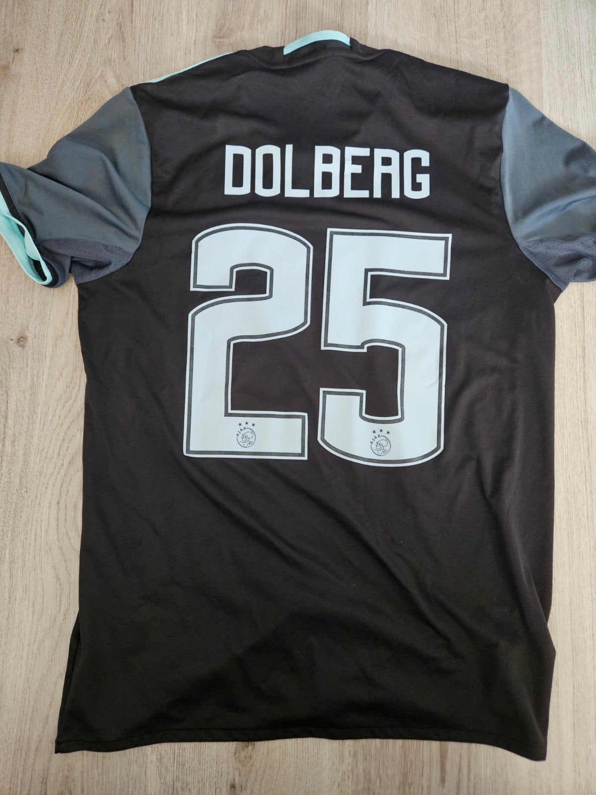 Origineel Ajax Dolberg 25 uitshirt 2016/2017maat M, Maat M, Verzenden, Gebruikt, Shirt
