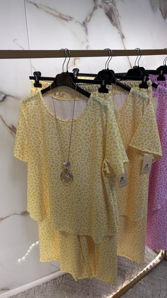 Leopard Print partij, Maat 38/40 (M), Geen idee, Geel, Nieuw