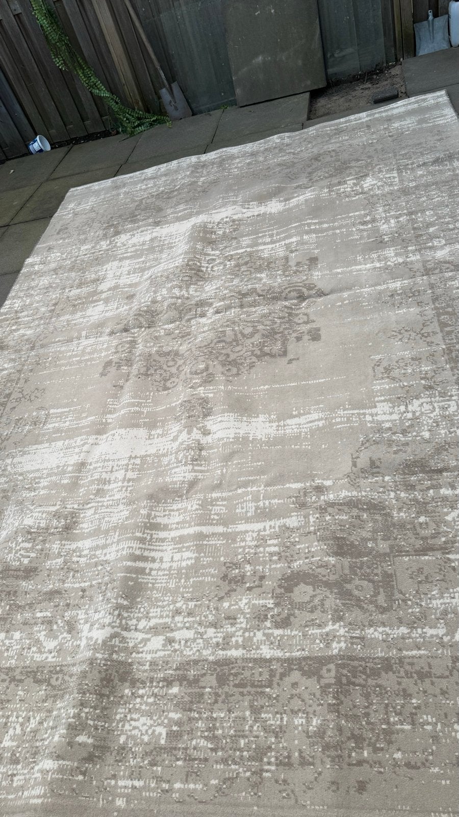 Groot Vintage Tapijt - Lifa Living Basic Collection, Ophalen, Zo goed als nieuw, 200 cm of meer, Crème