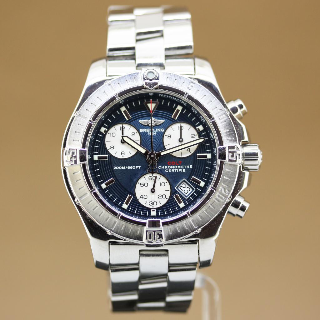 Breitling Colt Chronograph Ref. A73380, Staal, Gebruikt, Staal, Breitling