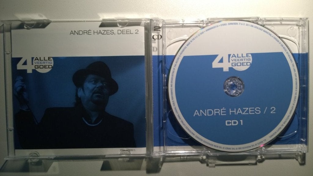 André Hazes - Alle 40 Goed André Hazes Deel 2, Ophalen of Verzenden, Zo goed als nieuw, Levenslied of Smartlap, Album
