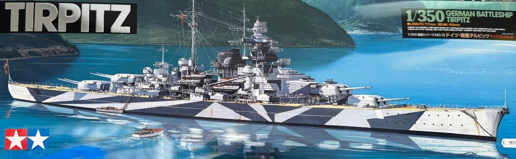 Coelianmodels, Tamiya 78015, Tirpitz, 1/350, € 99,99, Hobby en Vrije tijd, Modelbouw | Boten en Schepen, Ophalen, Nieuw, 1:200 of kleiner