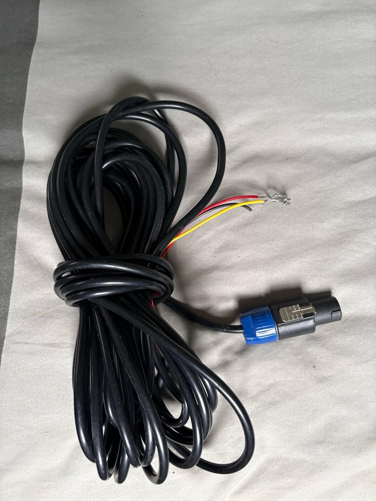 Luidsprekerkabel met Speakon connector, Ophalen, Nieuw, 5 tot 10 meter, Luidsprekerkabel