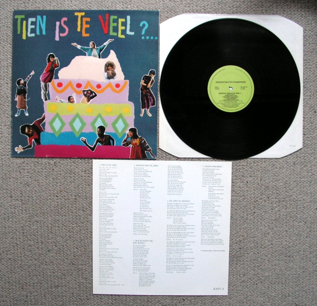 Het Nederlands Kindertheater – Tien is teveel? 12 nrs LP ZG, LP, Film en Theater, Ophalen of Verzenden, Zo goed als nieuw