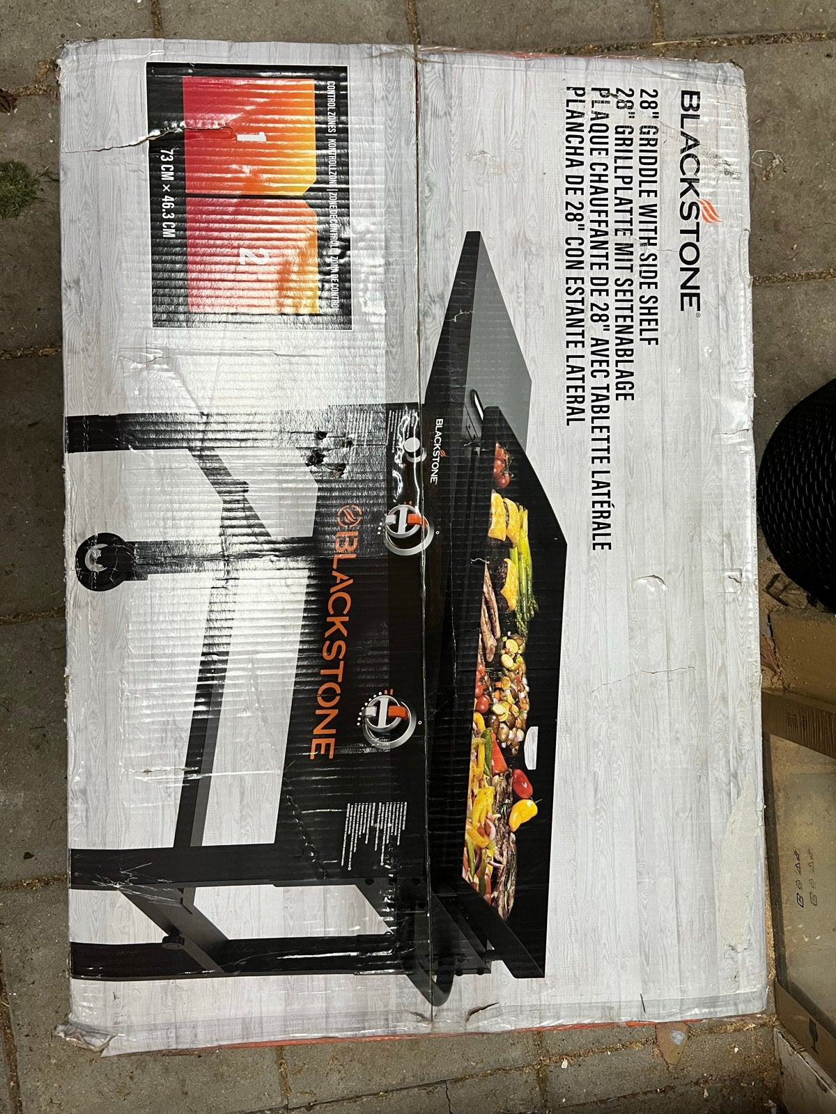 Blackstone 28" Grillplaat met zijplank - Nieuw in doos, Tuin en Terras, Verzenden, Nieuw