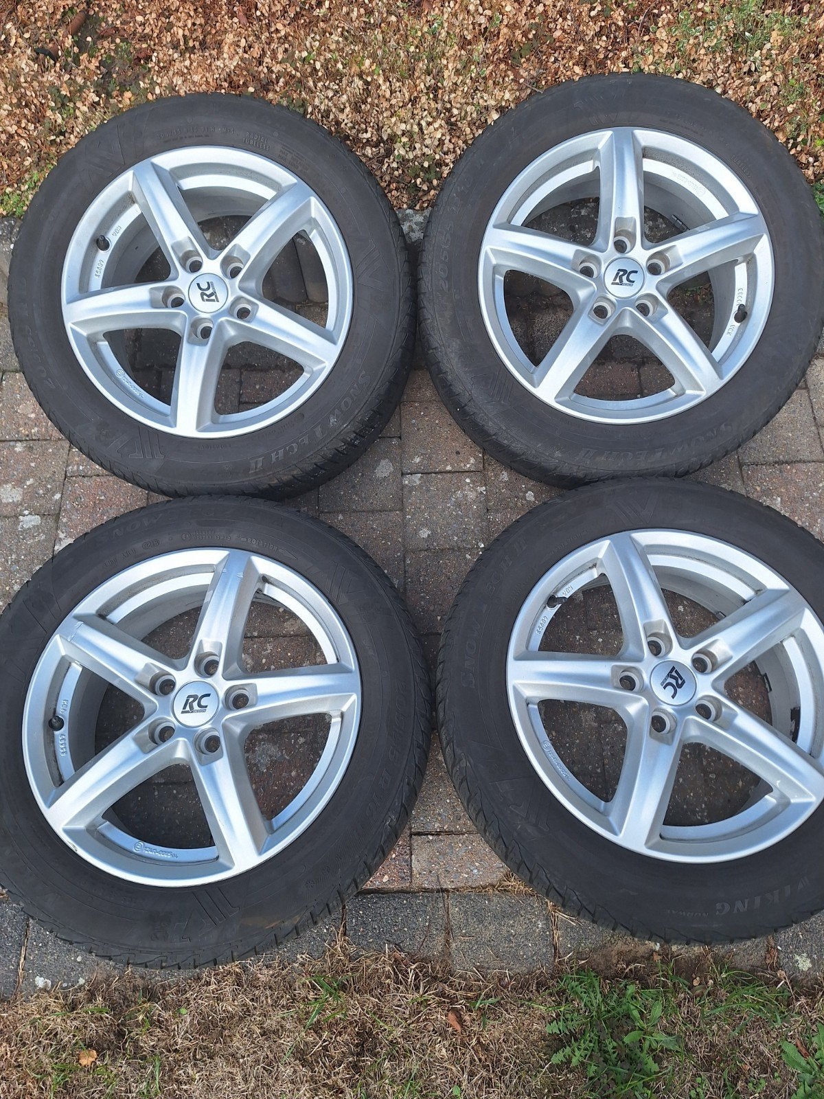 RC Design 16 inch velgen met winterbanden ford C-Max, Ophalen, Gebruikt