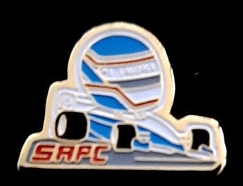 SAPC racewagen pin, Verzenden, Nieuw, Sport, Speldje of Pin
