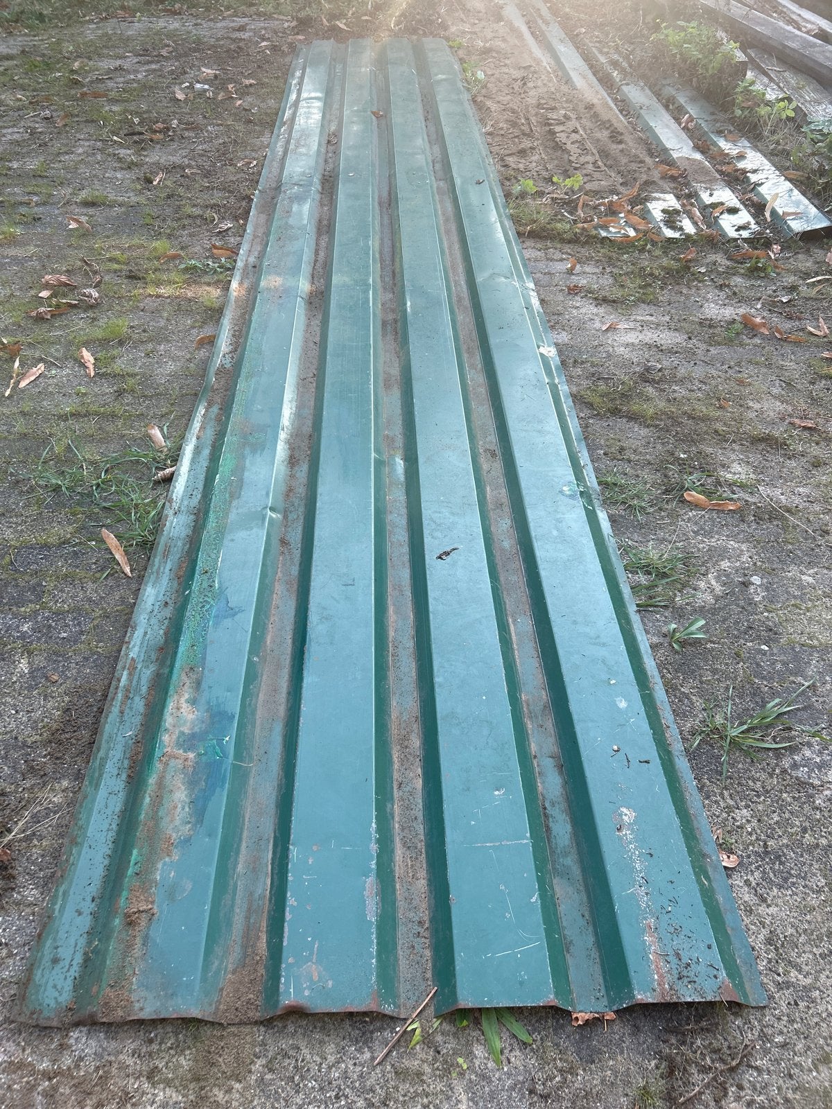 Dakplaten damwandprofiel, Gebruikt, Ophalen of Verzenden, 15 m² of meer, Golfplaat