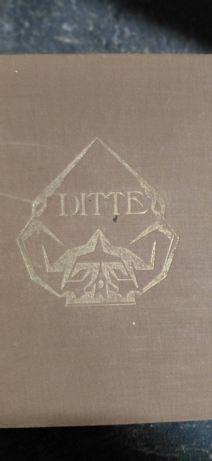 Vintage boek 'DITTE' - Oude uitgave met gouden opdruk, Boeken, Ophalen of Verzenden, Gelezen, Onbekend, Europa overig