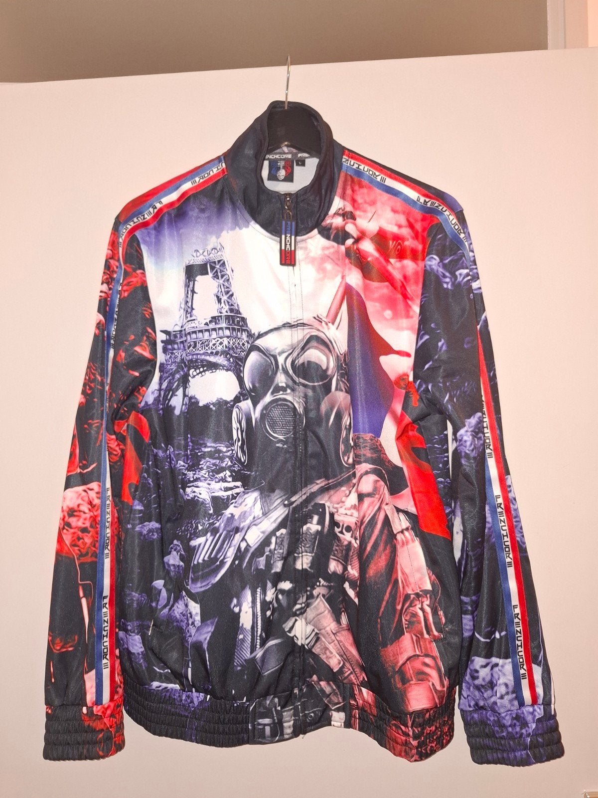 Frenchcore jack, Ophalen of Verzenden, Zo goed als nieuw, Zwart, Halswijdte 41/42 (L)