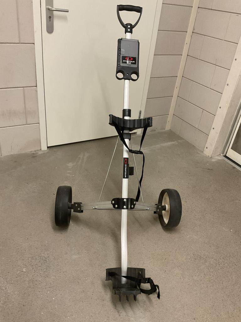 2 Golf trolley’s Dynatour, Sport en Fitness, Golf, Gebruikt, Golfkar, Overige merken, Ophalen