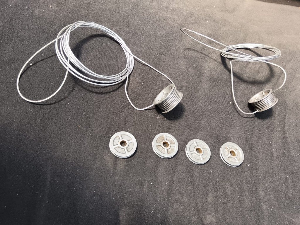 Lift window  cables and pulleys for Lamborghini Espada, Ophalen of Verzenden