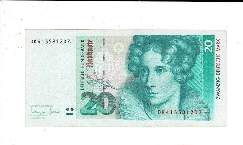 Duitsland, 20 DM 1993, Verzenden, Duitsland