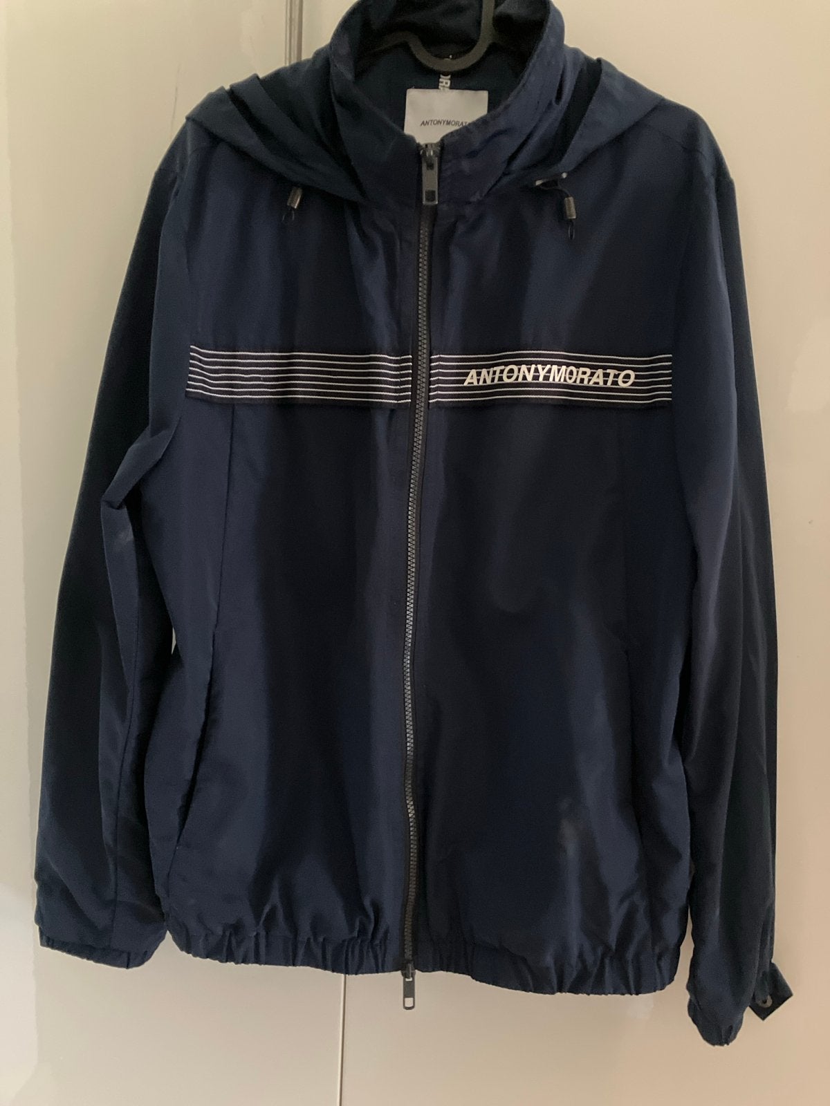 Antony Morato Heren Jas - Maat M, Kleding | Heren, Ophalen of Verzenden, Zo goed als nieuw, Maat 48/50 (M), Blauw